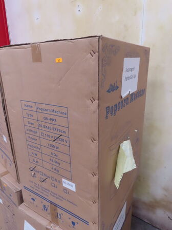 Popkornmaksine (ny i kasse)