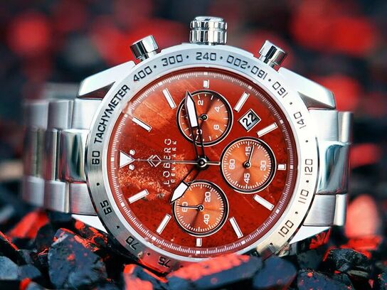 Herreur med marmor urskive.