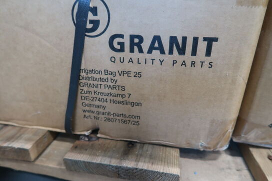 4 stk. kasser vandingsposer GRANIT