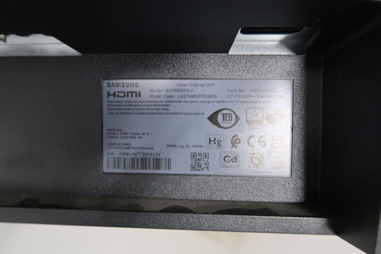 2 stk. computerskærme SAMSUNG S27R650FDU, F24T450FQR