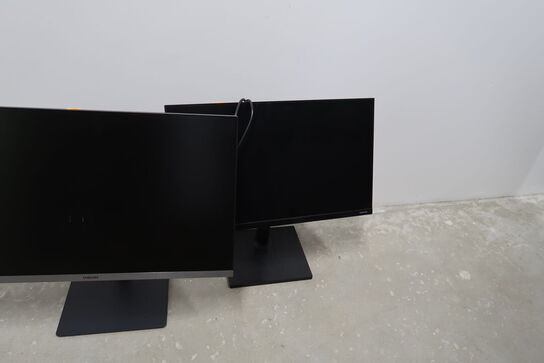 2 stk. computerskærme SAMSUNG S27R650FDU, F24T450FQR