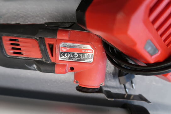 3 stk. akku håndværktøj MILWAUKEE M18 FBJS, M18 BMT med 2 stk. batterier og lader