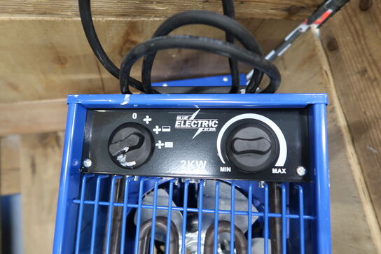 6 stk. varmeblæsere BLUE ELECTRIC