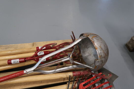 Palle med div. Haveredskaber FISKARS, GALAX