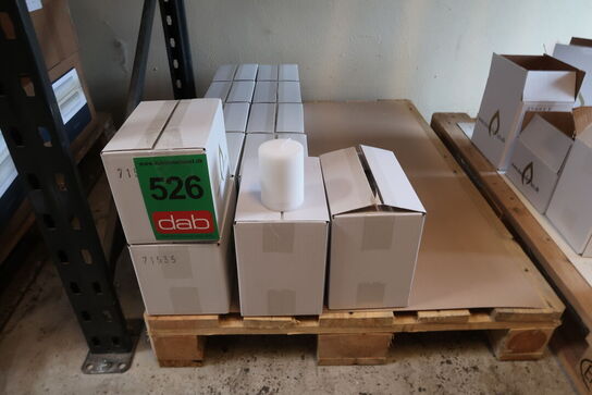 144 stk. Diederich lys Danmark H10 cm Ø7 cm