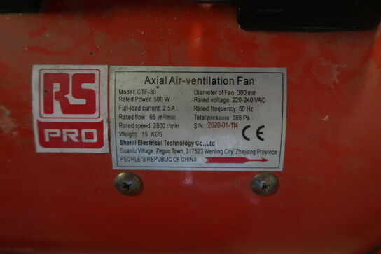 Axial air ventilation fan CTF-30