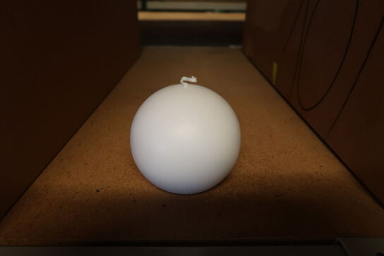 104 stk. Kuglelys Ø7 - Hvid