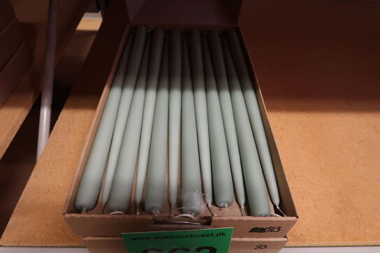 48 stk. Diederich lys stagelys H40 cm