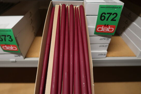 176 stk. Diederich lys stagelys H50 cm