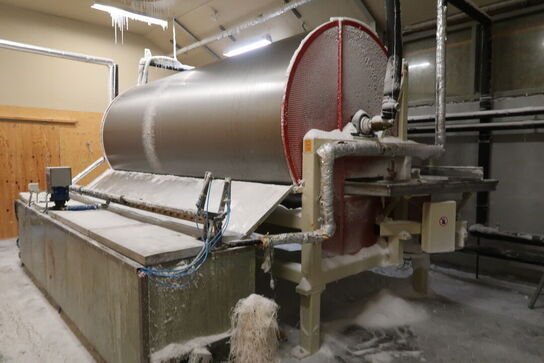 Weissbach WPP 1200 Parafin-køletromle m. opsprøjt oggranulatproduktion