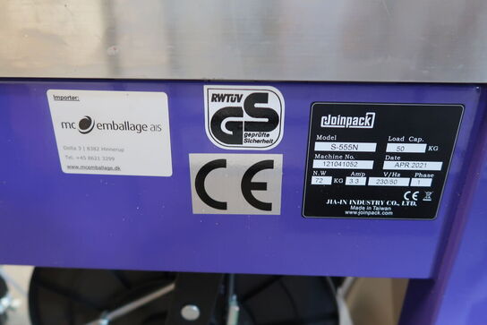 Semiautomatiske strapbåndsmaskiner, S-555N