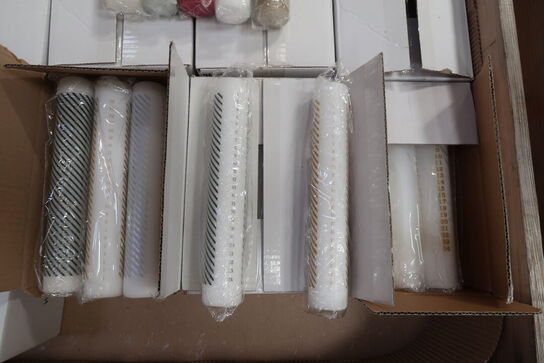 Ca. 192 stk. ass. Kalenderlys 