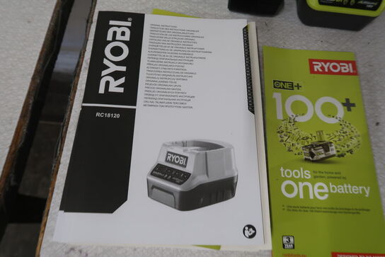 Ryobi RC18120 lader + taske 