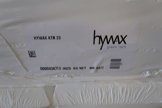 Ca. 560 kg. Voks til overdypning KTM 23 plader.