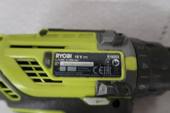 Akku boremaskine, Ryobi R18DD3