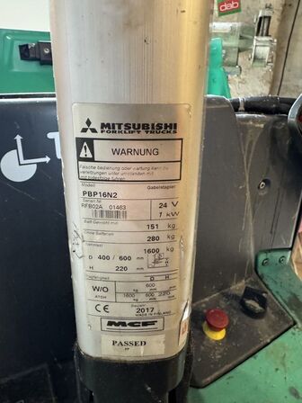 El-hund, Mitsubishi PBP16N2 - 1600 kg