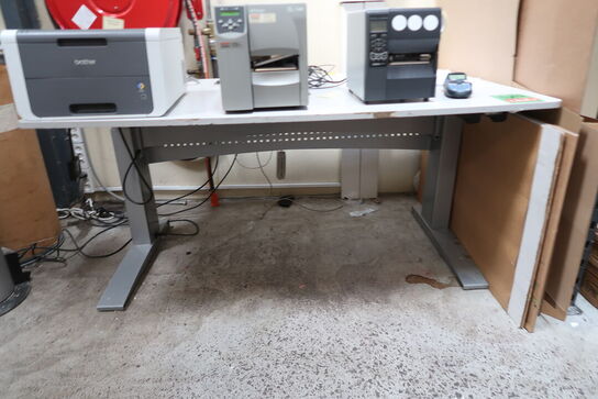 3 stk. Printere + bord & kontorstol 