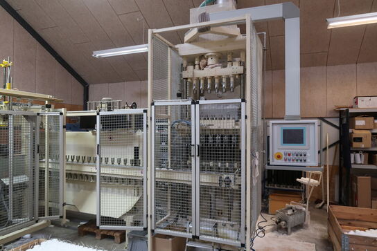 Produktionsanlæg til bloklys, herunder Wissbach HPA 6-80/300 og WPT-6