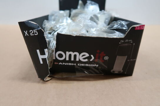 17 stk. Home>it Dørstop gulv Ø25xH75 mm.