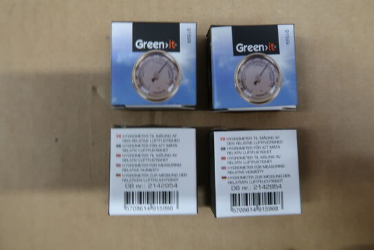 9 stk. Green>it® hygrometer til drivhus Ø33×15 mm