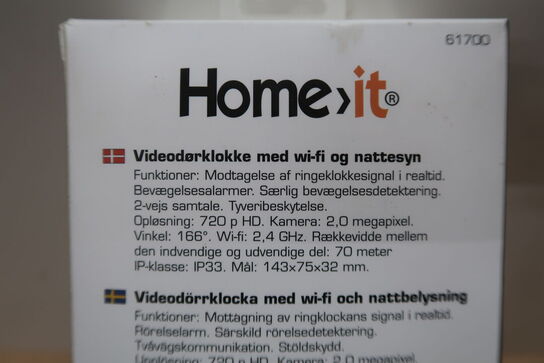 Home>it® videodørklokke med wi-fi og app