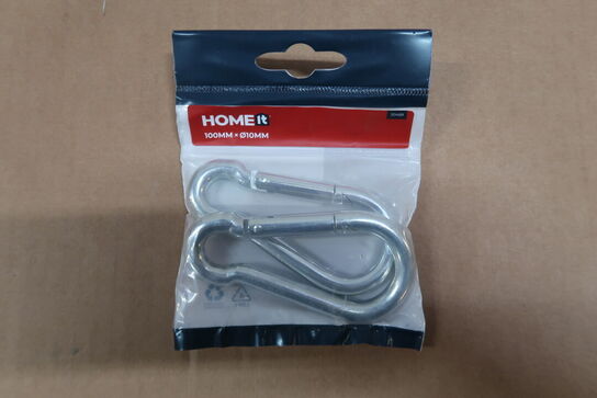 9 pk. HOME It brandmandshage Ø10 x 100 mm elforzinket 2 stk.