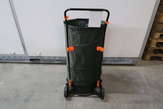 HOME It® sammenklappelig haveaffaldsvogn med opsamler 150 liter
