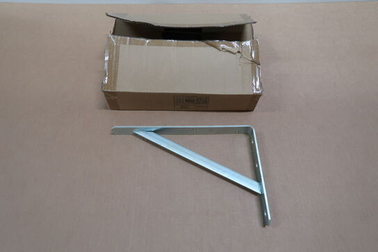 4 stk. forstærket hyldeknægt 200 x 300 mm. Galvaniseret