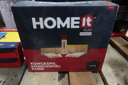 HOME It® premium kongespil i gummitræ