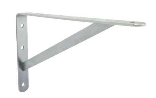 4 stk. forstærket hyldeknægt 200 x 300 mm. Galvaniseret