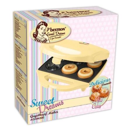3 stk. bestron donutmaker 6 donuts(ubrugt)