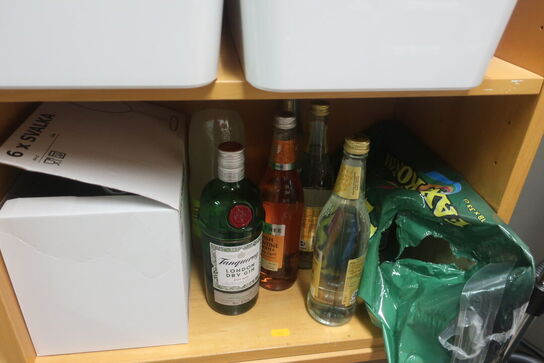 Reolsektion med indhold