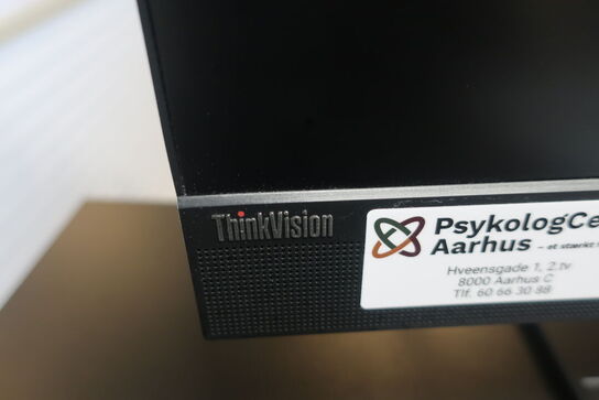 2 skærme LENOVO RE27HLCWUE / headset JABRA