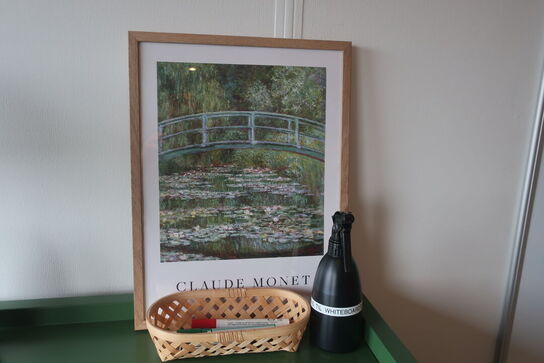 Reol / lampe / stol m.m.