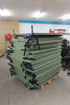 Palle med akkustikvægge / rumdelere 