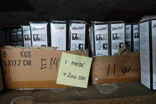 Ca. 200 stk. 11W E14 pærer