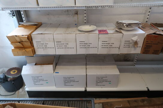 Ca. 260 stk. dybe tallerkner & 220 stk. Frokosttallerkener 