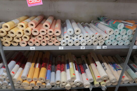 Kæmpe parti tapet, filt, vævklæber m.m. 