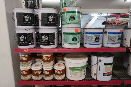 Stort parti slibepapir, sandpapir & maling 