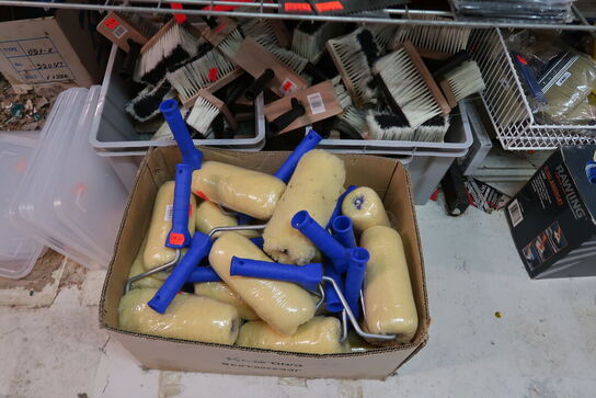 Stort parti maler udstyr m.m. - Tøm 5 fag 