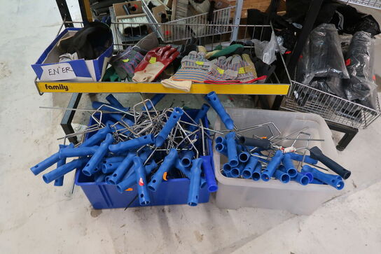 3 fag med diverse maler tilbehør 