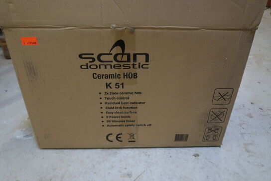 Scandomestic K51 keramisk kogeplade 