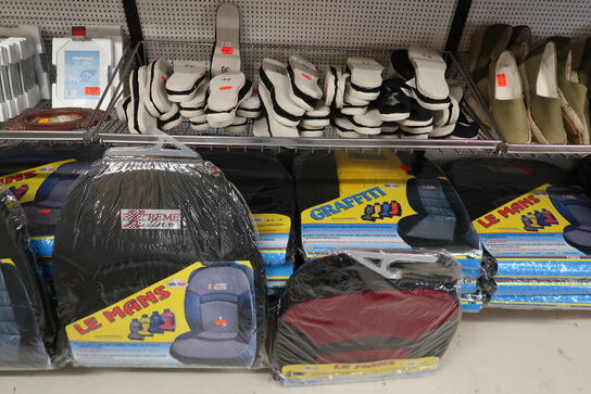 Tøm 6 fag med auto tilbehør & sko 