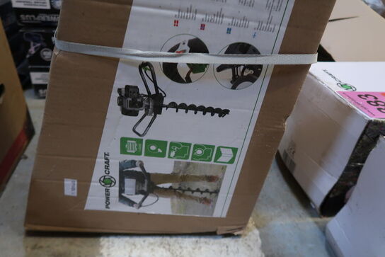 Power Craft benzin pælebor 