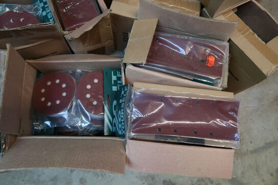 Kæmpe parti slibepapir 