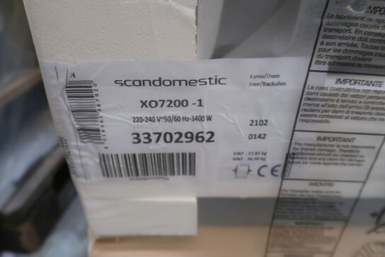 Scandomestic Indbygningsovn XO 7500
