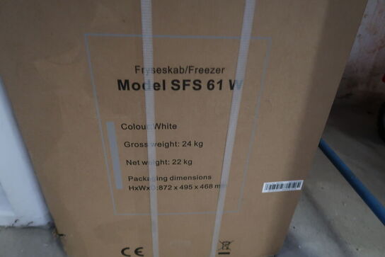 Scandomestic SFS 61 W fritstående fryseskab