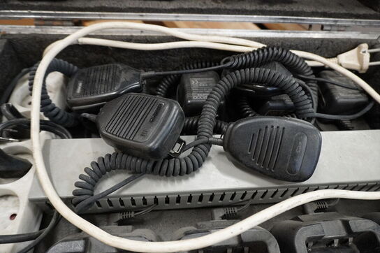 4 stk. LMR Radioer KENWOOD i ladekuffert