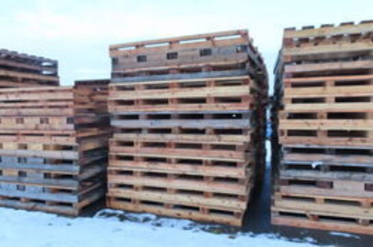 8 stk. Industripaller