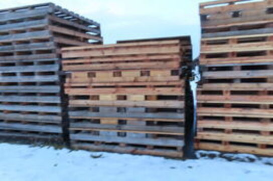 8 stk. Industripaller